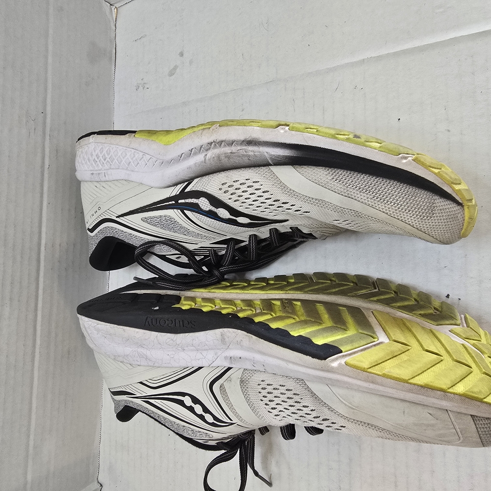 Saucony White‎ and Yellow Running Shoes